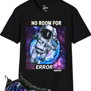 SNEAKER EFFECT Tee Shirt To match Nike Air Foamposite One QS Galaxy
