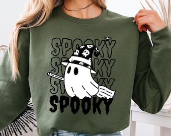 Süßes Geist Halloween Sweatshirt: Gruseliger Pullover