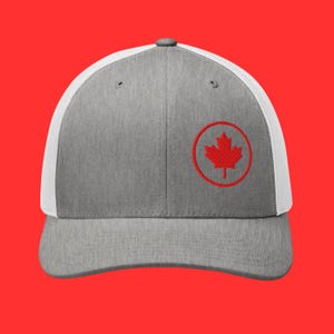 Canadian Maple Leaf Baseball Cap, Inspirational Snapback Style