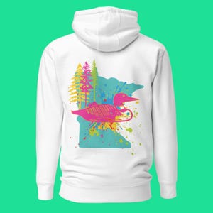 Minnesota Loon Nature Shirt - MN State Bird Graphic Tee. Vintage Minnesota Hoodie - Loon Nature Design Sweatshirt.