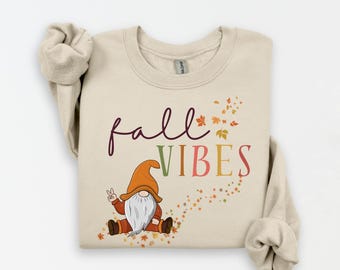 Felpa unisex con estetica autunnale / Comodo pullover dalle vibrazioni autunnali per gite ai campi di zucche e ai frutteti di mele.