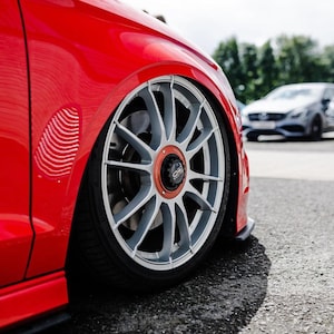 Centerlock Kit (4pcs.) for OZ Racing Ultraleggera, Hub Cap. wheels, rim covers, aluminum  18 19 20 Inch 4x100 5x100 5x112