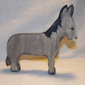 Wooden toy Donkey. American Midwest Hand Crafted