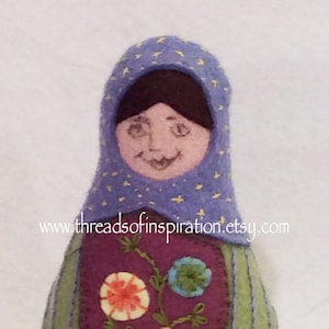 Bettina, Matryoshka Doll Pattern, PDF Pattern, Instant Download, Cloth Doll Pattern, PDF Sewing Tutorial, Babushka Doll Pattern, Softie