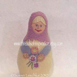 Anya, Matryoshka Doll, PDF Pattern, Instant Download, Cloth Doll Pattern, PDF Sewing Tutorial, Babushka Doll Pattern, Softie Pattern