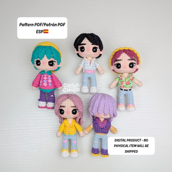 Kpop Boys - PDF Pattern - Etsy