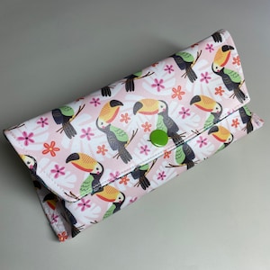 Toucan Print Eyeglasses Case