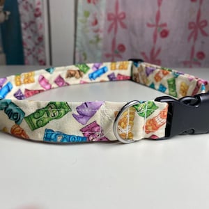 Tiki Dog Collar Ecru LG/XL