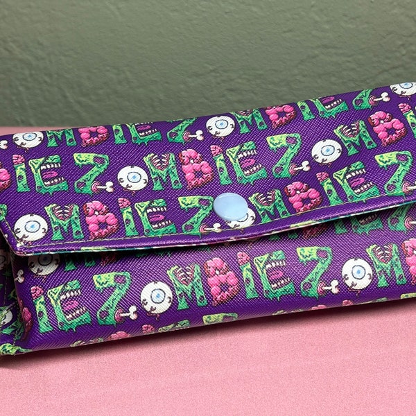 Zombie Print Eyeglasses Case