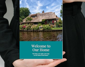 Home Rental Welcome Book, Airbnb Welcome Guide, Vacation Rental Guide Book, Property Welcome Guide, Rental Property Instructions, Rental