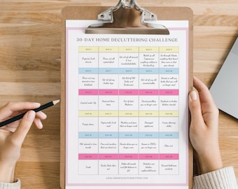 ADHD cleaning schedule, ADHD Printable chore chart, Home Organisation for ADHD, Cleaning and Decluttering Planner, Effective Cleaning Chart