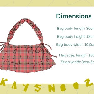The Ruffle Bag Digital Download Pattern || Adjustable Crossbody ...