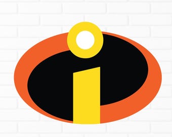 Archivo SVG del logotipo de Los Increíbles / Diseños vectoriales de alta calidad para Cricut y Silhouette / Descarga digital (Svg, Dxf, Eps, Png) Descarga instantánea