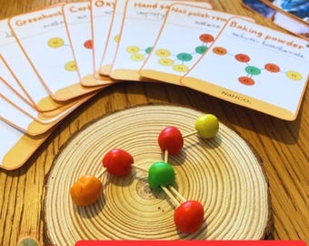 Play-Dough MOLECULES Printables for Kids, Science STEM Resources for Children, Chemistry Learning Matter Activity, INSTANT download pdf