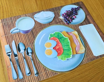 Healthy Meal Prep Kids Printable, Build your Lunch, Fun Educational Cooking Game, Food Plan Toddler, Pretend Role Play, INSTANT DOWNLOAD pdf