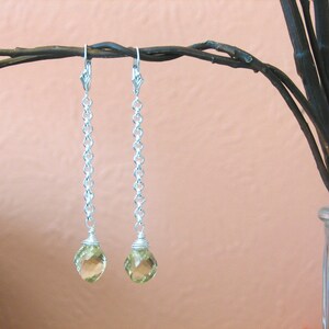 Lemon Quartz Earrings Raquel image 3