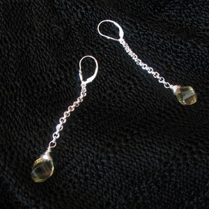 Lemon Quartz Earrings Raquel image 2