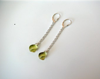 Lemon Quartz Earrings- Raquel