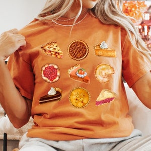 Pumpkin Pie Shirt, Comfort Colors Fall Shirt, Thanksgiving Tshirt, Thanksgiving, Thanksgiving tshirt for Women, Fall Apparel, Fall T-shirt