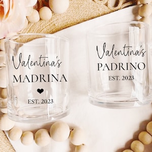 Regalo de padrino, regalo de propuesta de padrino, regalo de bautismo de madrina, taza de regalo de madrina, taza de padrino, regalos personalizados para padrinos, taza de padrino