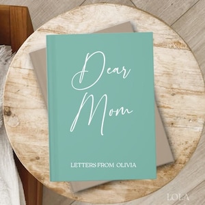 Letters To Mom, Personalized Mom Notebook, Custom Mom Journal, Memory Keepsake Journal, Birthday Gift from Daughter or Son, Mother&#39;s Day