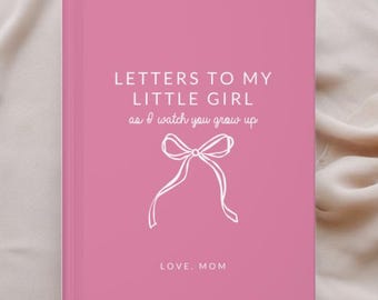 Letters To My Daughter Notebook, Dear Daughter Journal, Memory Book, Personalized Name Journal for my daughter, Custom Journal Gift