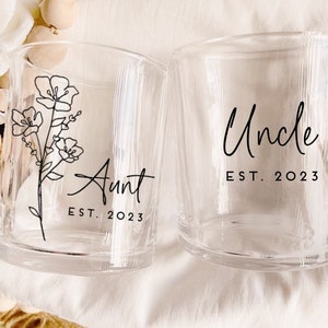 New Aunt Uncle Gift, New Aunt Gift, Aunt mug, Uncle mug, Aunt and Uncle Mug Set, New Baby Announcement, soon to be Aunt and Uncle gift