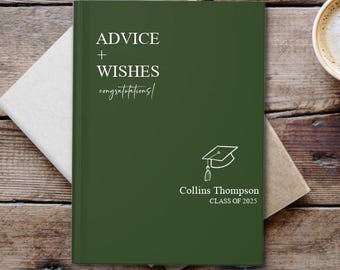 Personalized Graduation Guest Book: Class of 2026 Advice Journal