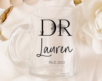 Personalized PhD Graduation Mug: Doctorate Gift