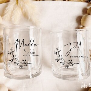 Bridesmaid mug, Personalized Bridesmaid gift, Bridesmaid proposal box, Maid of Honor gift, Maid of Honor Mug, Wedding Party Gifts, Glass mug