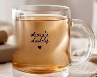 Custom Dad Mug, Gift for New Dad, New Daddy Gift, Personalized Baby Shower Gift, Future Parents, First Time Dad, Birthday Present Dad