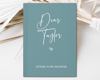 Personalized Letters to My Daughter Keepsake Notebook
