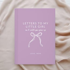 Cartas a mi pequeña, diario para mi querida hija, recuerdo para bebé, nombre personalizado, baby shower, regalo para mamá primeriza, niña, bebé recién nacido