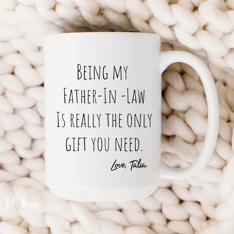 Gift for Father in law, Father In Law Gift, My Favorite Daughter In Law Gave Me This Mug, Father In Law Mug, Funny Gift for Father In Law image 3