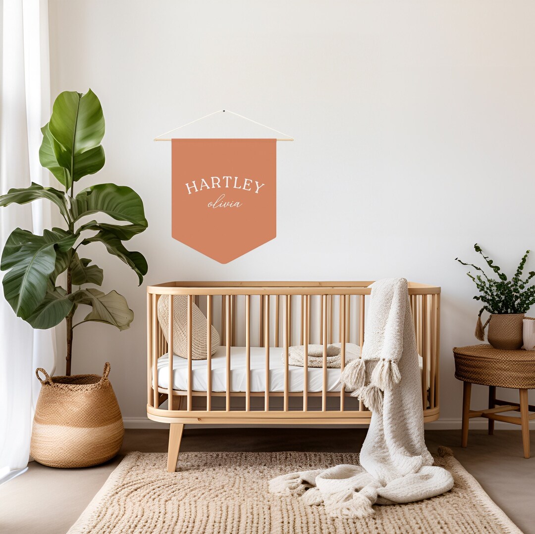 Custom Baby Name, Wall Hanging, Personalized Baby Gift, Nursery Wall