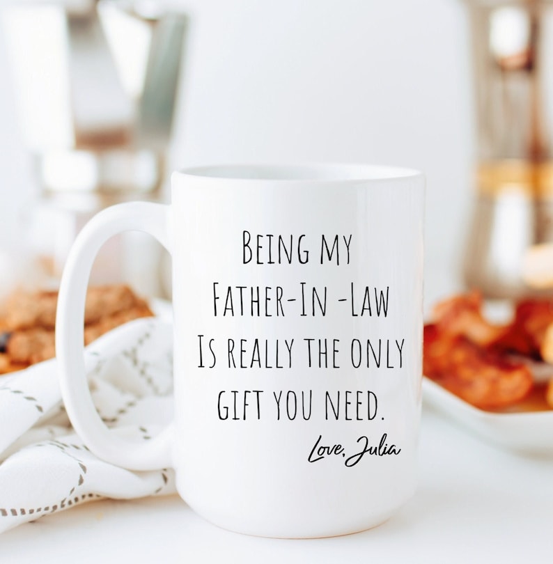 Gift for Father in law, Father In Law Gift, My Favorite Daughter In Law Gave Me This Mug, Father In Law Mug, Funny Gift for Father In Law Bild 1