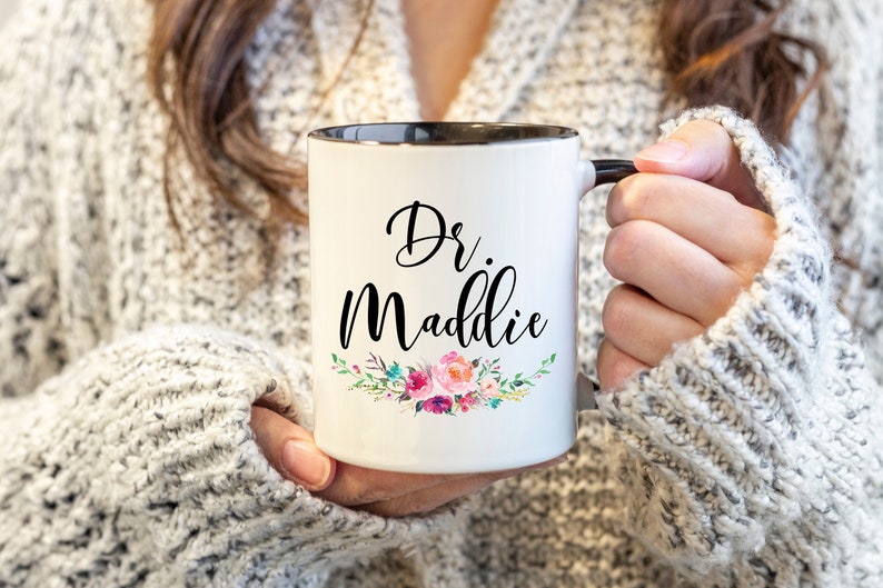 Dr mug, Custom Graduation Gift, New Phd Mug, Medical School Gift , Phd Student Gift, Personalized Dr Mug, Doctorate Mug, Doctorate Gift bild 2