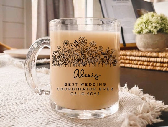 Wedding coordinator gift, Wedding Party Gift, wedding planner mug, wedding planner thank you gift, wedding coordinator thank you from bride