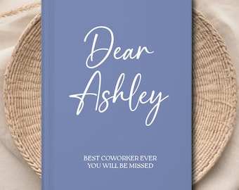 Personalized Farewell Journal: Coworker Leaving Gift