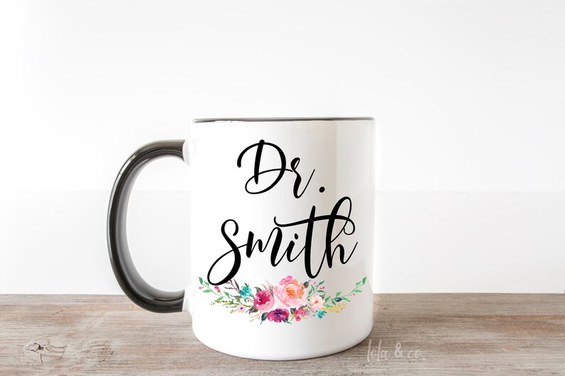 Dr mug, Custom Graduation Gift, New Phd Mug, Medical School Gift , Phd Student Gift, Personalized Dr Mug, Doctorate Mug, Doctorate Gift bild 3