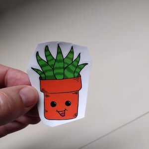Pegatina de planta de serpiente