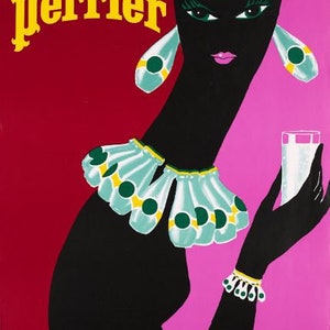 High Quality A0 Print - Bernard Villemot - Perrier