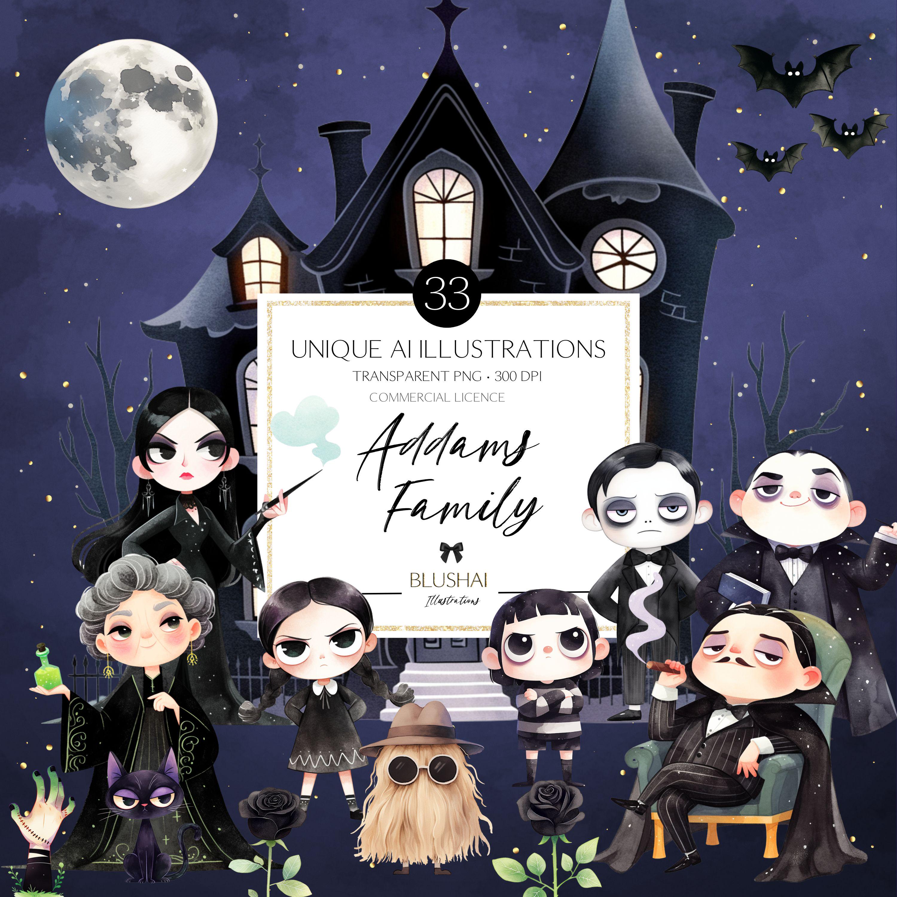 Wednesday Clipart Addams Family