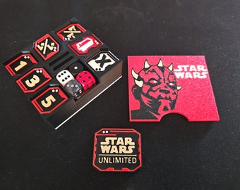 Star Wars Unlimited Token Set and Token Box: Darth Maul