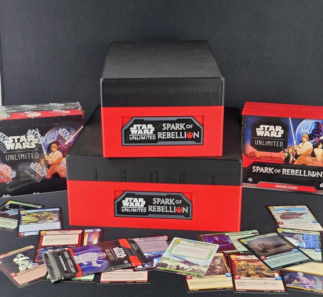 star wars unlimited booster box spark of rebellion Unlimited: the Games Unlimited, LLC Spark of Rebellion.Every booster pack contains a selection of cards containing 9 common cards Star Wars: Unlimited | The