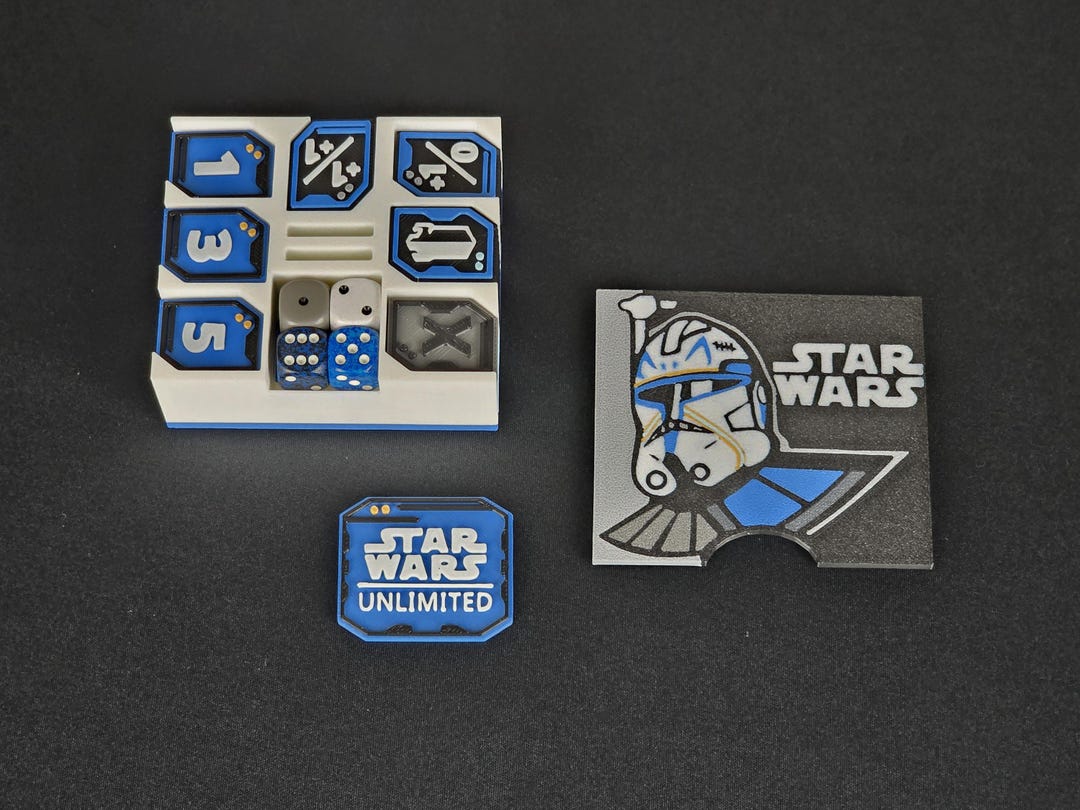 Star Wars Unlimited Token Set and Token Box: Captain Rex - Etsy