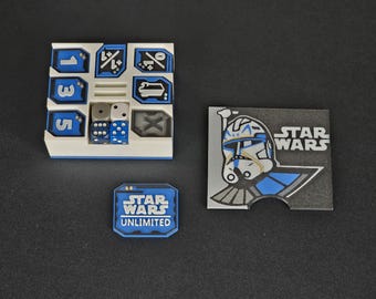 Star Wars Unlimited Token Set and Token Box: Captain Rex