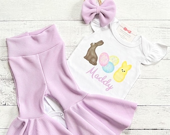 Baby Girl Easter outfit, Easter outfit for baby girl, Easter Bunny Outfit, Granddaughter Gift