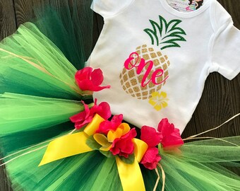 baby luau outfit