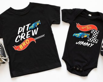 Race Car Birthday Shirt: Custom Family Matching Outfits